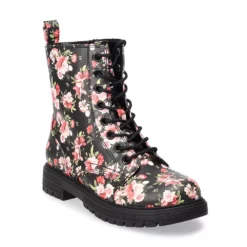 SO® Reindeer Women's Combat Boots -Hot Sale Adult Shop 5579850 Floral
