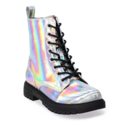 SO® Reindeer Women's Combat Boots -Hot Sale Adult Shop 5579850 Iridescent