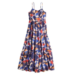 Women's Nine West Asymmetrical Tiered Maxi Dress -Hot Sale Adult Shop 5580195 ALT5