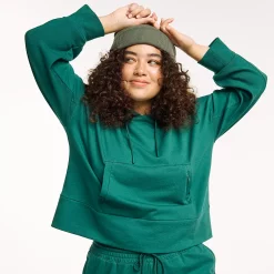 Women's FLX Embrace French Terry Popover Hoodie -Hot Sale Adult Shop 5581102 Vintage Moss