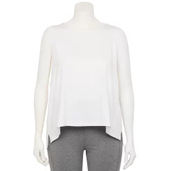 Plus Size FLX Core High-Low Tank -Hot Sale Adult Shop 5581582 Modern White