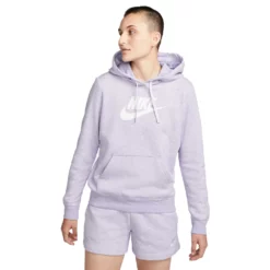 Women's Nike Sportswear Club Fleece Hoodie -Hot Sale Adult Shop 5583586 Light Thistle