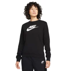 Women's Nike Sportswear Club Fleece Crewneck Sweatshirt -Hot Sale Adult Shop 5583707 Black
