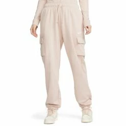 Women's Nike Sportswear Club Fleece Midrise Cargo Pants -Hot Sale Adult Shop 5583798 Pink Oxford