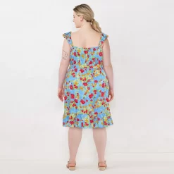 Plus Size LC Lauren Conrad Surplice Faux-Wrap Dress -Hot Sale Adult Shop 5584050 ALT