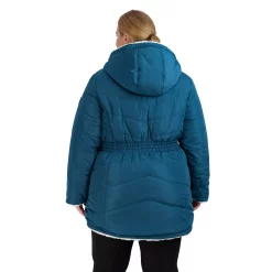 Juniors' Plus Size madden girl Sherpa Reversible Anorak Jacket -Hot Sale Adult Shop 5584559 ALT