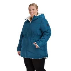 Juniors' Plus Size madden girl Sherpa Reversible Anorak Jacket -Hot Sale Adult Shop 5584559 ALT2