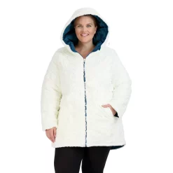 Juniors' Plus Size madden girl Sherpa Reversible Anorak Jacket -Hot Sale Adult Shop 5584559 ALT3