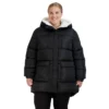 Juniors' Plus Size madden girl Hooded Puffer Coat