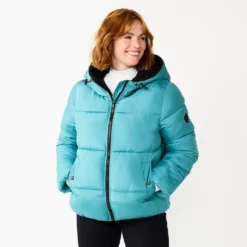 Juniors' madden girl Short Puffer Jacket