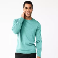 Men's Apt. 9® Merino Wool Blend Sweater -Hot Sale Adult Shop 5586557 Crystal Heather