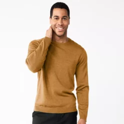 Men's Apt. 9® Merino Wool Blend Sweater -Hot Sale Adult Shop 5586557 Dark Harvest