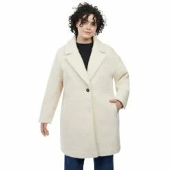 Plus Size London Fog Faux-Wool Peacoat