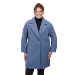Plus Size London Fog Faux-Wool Peacoat -Hot Sale Adult Shop 5587899 Shadow Blue