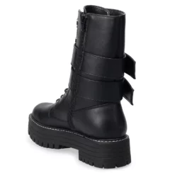 SO® Bookcase Women's Platform Combat Boots -Hot Sale Adult Shop 5590145 ALT2