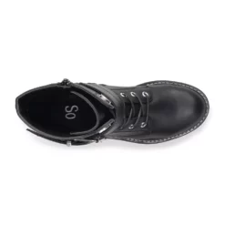 SO® Bookcase Women's Platform Combat Boots -Hot Sale Adult Shop 5590145 ALT4