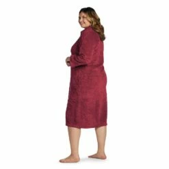 Plus Size Miss Elaine Essentials Sculptured Fleece Zipper Robe -Hot Sale Adult Shop 5591844 ALT