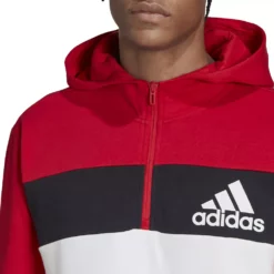Men's adidas Quarter-Zip Hooded Track Top -Hot Sale Adult Shop 5593299 ALT3