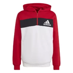 Men's adidas Quarter-Zip Hooded Track Top -Hot Sale Adult Shop 5593299 ALT6