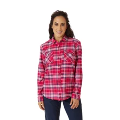 Women's Eddie Bauer Everyday Flex Flannel Shirt -Hot Sale Adult Shop 5593411 Pop Pink
