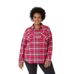 Plus Size Eddie Bauer Plaid Flannel Shirt