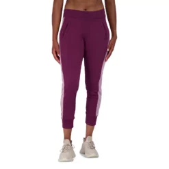 Women's Gaiam Hudson Racing Stripe Joggers -Hot Sale Adult Shop 5597709 Mauve Wine
