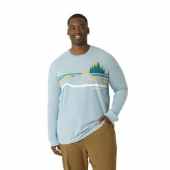 Big & Tall Eddie Bauer Graphic Tee -Hot Sale Adult Shop 5598637 Blue Fog