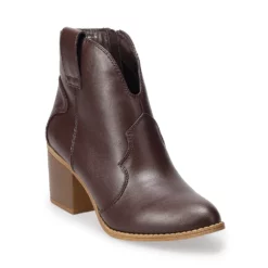 Sonoma Goods For Life® San Juan Women's Western Ankle Boots -Hot Sale Adult Shop 5599082 Brown