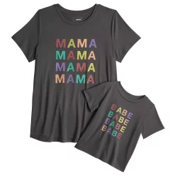 Maternity Sonoma Goods For Life® Mommy & Me Graphic Tee Set -Hot Sale Adult Shop 5599953 Rainbow Mama Babe