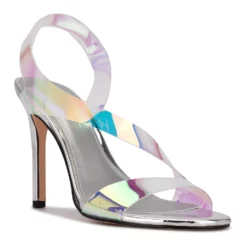 Nine West Ilene Women's Dress Sandals -Hot Sale Adult Shop 5601131 Blue Multi