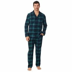 Men's Cuddl Duds Cozy Lodge Pajama Set -Hot Sale Adult Shop 5608706 Green Plaid