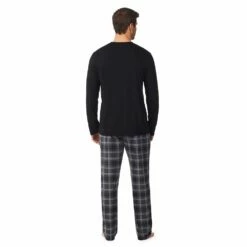 Mens Cuddl Duds Men's Cuddl Duds® Graphic Tee Classic Pajama Set -Hot Sale Adult Shop 5608709 ALT