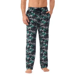 Men's Cuddl Duds® Fleece Pajama Pants -Hot Sale Adult Shop 5608725 Green Dog Camo