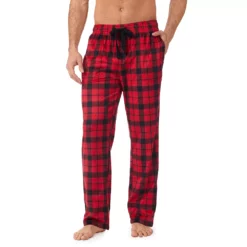 Men's Cuddl Duds® Fleece Pajama Pants -Hot Sale Adult Shop 5608725 Red Check