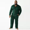 Big & Tall Jammies For Your Families® Beary Cool Buffalo Check Pajama Set by Cuddl Duds®