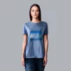 Women's Simply Vera Vera Wang Pink Floyd Tranquility Graphic Band Tee