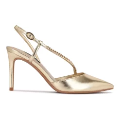Nine West Gisha Women's Chain Link High Heel Dress Pumps -Hot Sale Adult Shop 5618718 ALT