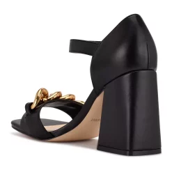 Nine West Jerri Women's Chain Link Dress Sandals -Hot Sale Adult Shop 5618724 ALT4