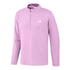 Big & Tall adidas 3-Stripe Quarter-Zip Pullover Top -Hot Sale Adult Shop 5622878 Bliss Lilac