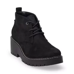 Sonoma Goods For Life® Snowstorm Women's Wedge Chukka Boots -Hot Sale Adult Shop 5623729 Black