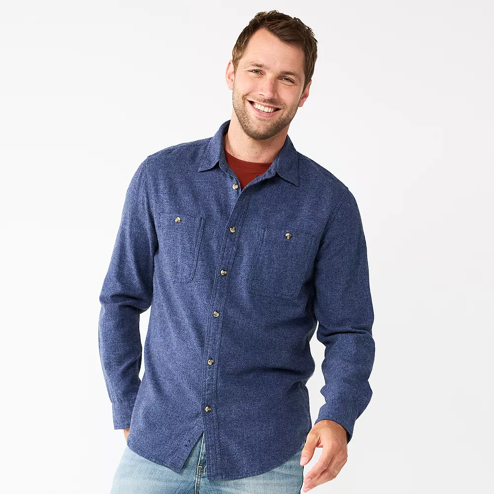 Men's Sonoma Goods For Life® Flannel Button-Down Shirt 13 Men's Sonoma Goods For Life® Flannel Button-Down Shirt - Image 13