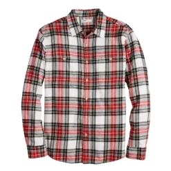 Men's Sonoma Goods For Life® Flannel Button-Down Shirt 30 Men's Sonoma Goods For Life® Flannel Button-Down Shirt -Hot Sale Adult Shop 5624605 Red Multi Plaid