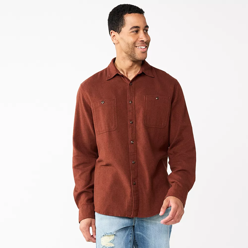 Men's Sonoma Goods For Life® Flannel Button-Down Shirt 11 Men's Sonoma Goods For Life® Flannel Button-Down Shirt - Image 11