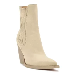 Nine West Glena Women's Western Boots -Hot Sale Adult Shop 5625093 Ivory