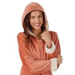 Women's Koolaburra by UGG Plush Hooded Zip Robe -Hot Sale Adult Shop 5627654 ALT3