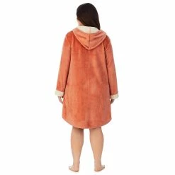 Plus Size Koolaburra by UGG Plush Hooded Zip Robe -Hot Sale Adult Shop 5627655 ALT