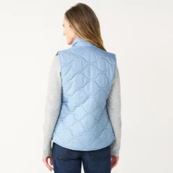Women's Croft & Barrow® Quilted Vest -Hot Sale Adult Shop 5634524 ALT