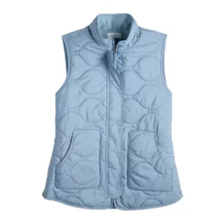 Women's Croft & Barrow® Quilted Vest -Hot Sale Adult Shop 5634524 ALT5