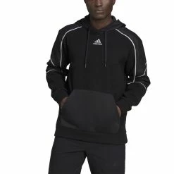 Men's adidas Commuter Polar Fleece Hoodie -Hot Sale Adult Shop 5634548 ALT4