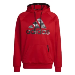 Men's adidas AEROREADY Game and Go Camo Logo Fleece Hoodie -Hot Sale Adult Shop 5634627 ALT5